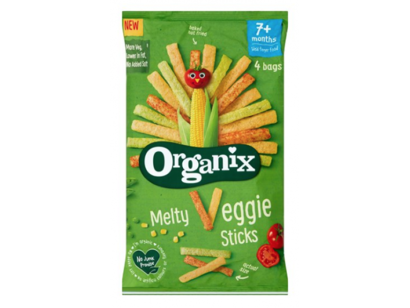 英國 ORGANIX有機嬰兒兒蔬菜條 4x15g