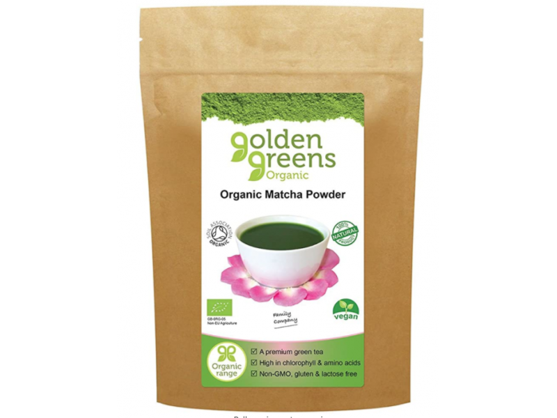 英國 GOLDEN GREENS有機綠茶粉 50g