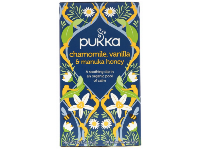 英國Pukka有機麥蘆卡蜂蜜洋甘菊香草茶 20包