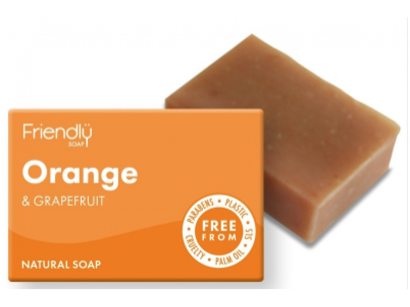 英國Friendly Soap 天然手工香皂 (西柚橙精油) 95g